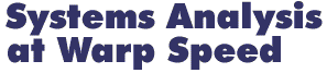 System Analyse mit Warp Geschwindigkeit